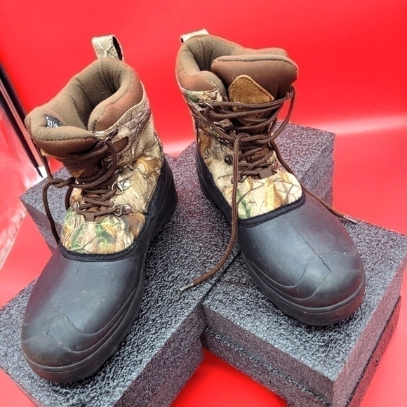 Ozark Trail Shoes Men 7 Thinsulate Insulated Hunting Winter Boots Camo - Picture 1 of 7